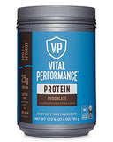 Vital Proteins Performance Powder, 25g Lactose-Free Milk Protein Isolate Powder, NSF for Sport Certified, 10g Grass-Fed Collagen Peptides, 8g EAAs, 5g BCAAs, Gluten-Free - Chocolate, 1.72lb