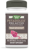 Nature's Way Petadolex Pro-Active, Blood Vessel Health and Relaxation in the Brain with Patented Butterbur*, 60 Softgels