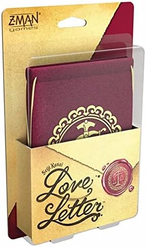 Love Letter Card Game - Renaissance Strategy Deduction Game for Ages 10+, 2-6 Players, 20 Min Playtime by Z-Man Games