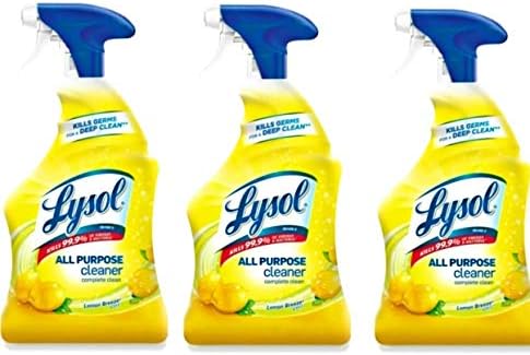 Lysol Disinfectant Spray, Lemon Breeze, 19 oz (Pack of 3)