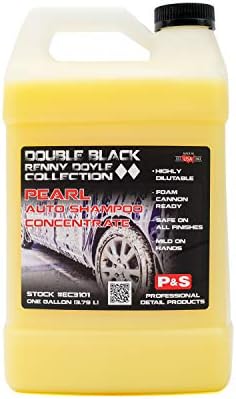 P&S Professional Detail Products Pearl Auto Shampoo – High-Foaming, pH-Balanced Car Wash Soap, Biodegradable, Safe for All Finishes, Lemon Scent, Foam Cannon & Bucket Wash - 1 Gallon