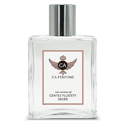 CA Perfume Impression of Gentle Fluidity Silver For Women & Men Fragrance Eau de Parfum Spray Bottle 3.4 Fl Oz/100ml-X1