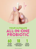 Nature's Truth Raw Flora Probiotics for Women | 60 Billion CFU | 33 Vegan Capsules | with Cranberry & D-Mannose | Vegan & Gluten Free Vitamins