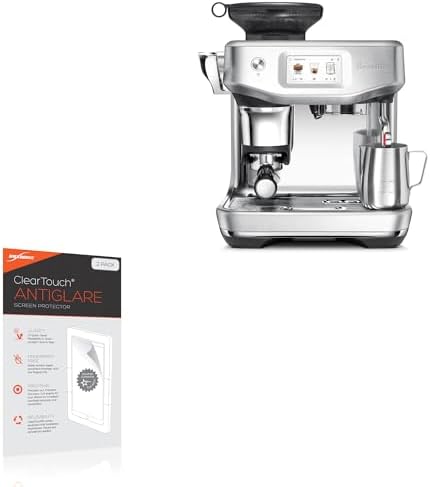 BoxWave Screen Protector Compatible with Breville The Barista Touch Impress - ClearTouch Anti-Glare (2-Pack), Anti-Fingerprint Matte Film Skin