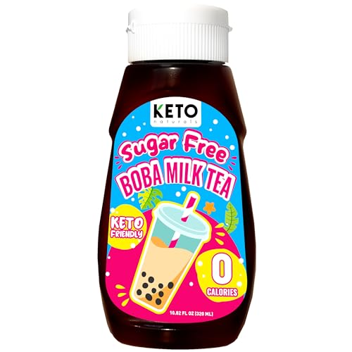 Sugar Free Bubble Milk Tea (10.82 Fl Oz). Delicious Keto friendly taiwanese milk tea at Zero Calories. Low calorie drinks easy and convenient to use. One bottle makes 21 servings