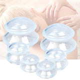 6 Sizes Cupping Therapy Set-Professional Cupping Therapy Studio and Household Silicone Cupping Set, Stronger Suction, Suitable for Myofascial Massage, Muscle, Nerve, Joint Pain