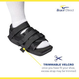 Brace Direct Post Op Recovery Shoe - Adjustable Medical Walking Shoe for Post Surgery or Operation Support, Broken Foot or Toe, Stress Fractures, Bunions, or Hammer Toe for Left or Right Foot