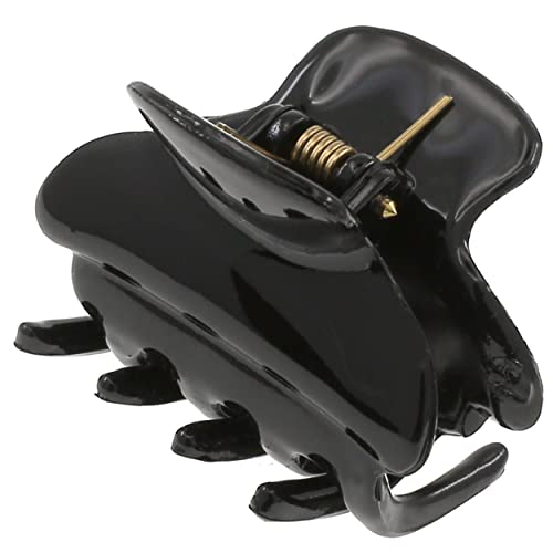 Camila Paris CP3554 French Hair Clip for Women, Small, Black 1.5 Inch Girls Hair Claw Clips Jaw Fashion Durable Styling Hair Accessories for Women, Strong Hold No Slip Grip, Made in France