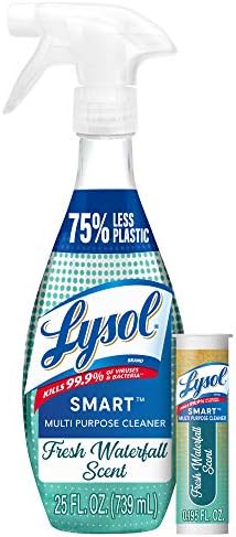 Lysol Smart Multi-Purpose Cleaner, Fresh Waterfall Starter Kit, 0.19500000000000001 Fl oz