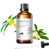 Osmanthus Essential Oil Mumianhua Osmanthus Oil Pure Osmanthus Aromatherapy Oils for Diffuser, Skin, Soap Making, Candle Making, Humidifier 100ml with Dropper