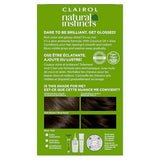 Clairol Natural Instincts Demi-Permanent Hair Dye, 3 Brown Black Hair Color, Pack of 3