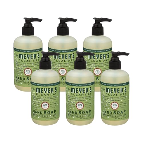 Mrs. Meyer's Liquid Hand Soap Iowa Pine, 12.5 Fl Oz (Pack of 6)