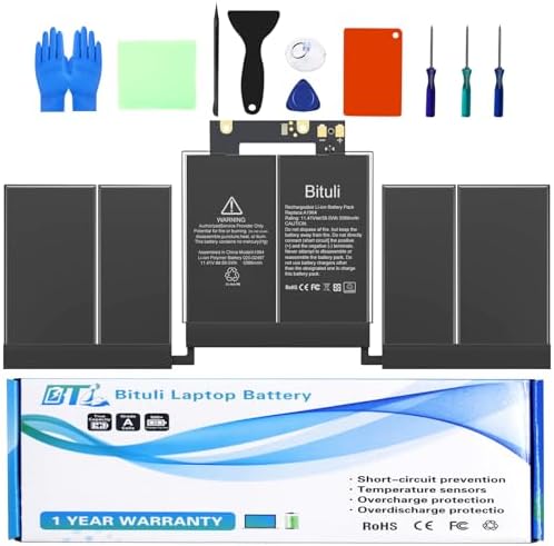 A1964 A1989 A2251 Laptop Battery Replacement for MacBook Pro 13 Inch A1989 (Mid 2018, 2019) & A2251 (2020), EMC 3214 3358 3348