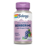 SOLARAY Berberine Root Extract Advanced Formula, AMPK Activator, Healthy Immune, Digestion & Metabolism Support, 60 VegCaps