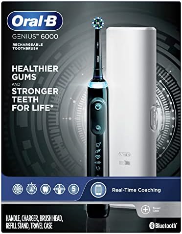 Oral-B Genius 6000 Electric Toothbrush, Black