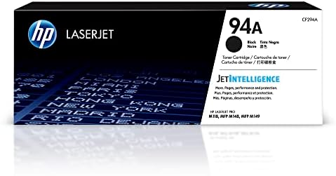 HP 94A Black Toner Cartridge | Works with HP LaserJet Pro M118 Series; HP LaserJet Pro MFP M148, M149 Series | CF294A