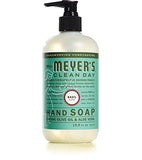 MRS. MEYER'S CLEAN DAY hand soap Scent Variety Pack, Rosemary + Basil + Geranium + Honeysuckle + Lavender + Lemon Verbena