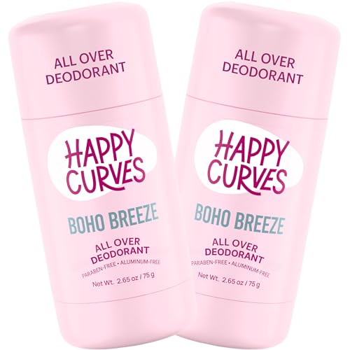 Whole Body Deodorant for Women - Aluminum-Free - Sensitive Skin Invisibile All Day Layer of Full Body Protection for Odor Control Only (2.65 Ouce (Pack of 2), Boho Breeze)