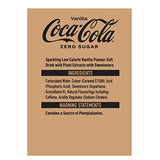 COCA-COLA Zero Sugar Vanilla 8 x 330ml Cans