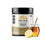 TERRA ORIGIN Healthy Gut Powder (Honey Lemon) | 30-Servings with L-Glutamine, Zinc, Glucosamine, Slippery Elm Bark and more!