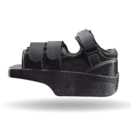Wedge Post-Op Shoe, Medical Offloading Shoes for Toe Injuries, Surgical and Orthopedic Boot for Foot, Plantar Fasciitis, Bunion, Hammertoe, Broken Toe Support for Men and Women, Size XS