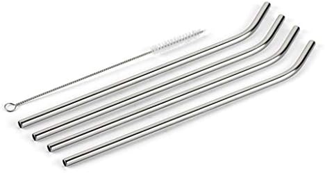 CUISINART CTG-00-SSSB Stainless Steel Bent Straw, 6 PC Set, Silver