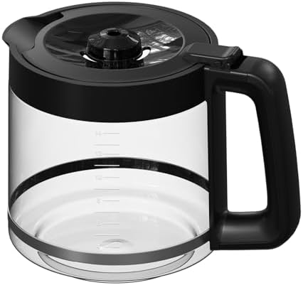14-Cups Coffee Carafe Replacement Compatible with Cuisinart Coffee Machine DCC-2200RC, DCC-2200, DCC-3200, DCC-3200P1, DCC-3200FR, DCC-3200CPAMZ, DCC-2600, DCC-2800,DCC-1800FR, CBC-7400, CBC-7000PC