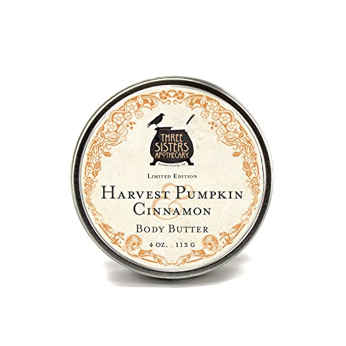 Three Sisters Apothecary 4 oz. Body Butters (Harvest Pumpkin & Cinnamon)