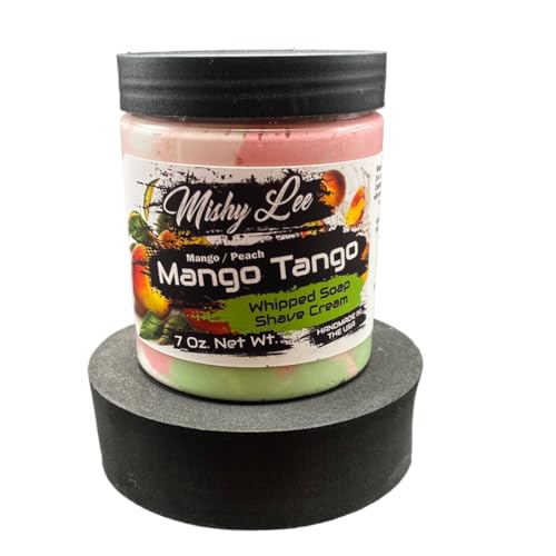 Mango and Peach Whipped Soap and Shave Cream - 7 Oz.