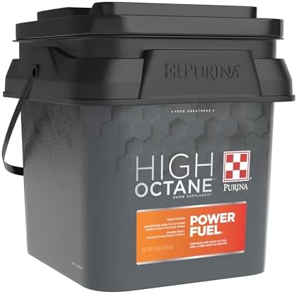 Purina | High Octane Power Fuel Topdress | Show Feed Supplement for Livestock | 30 Pound (30 lb.) Pail