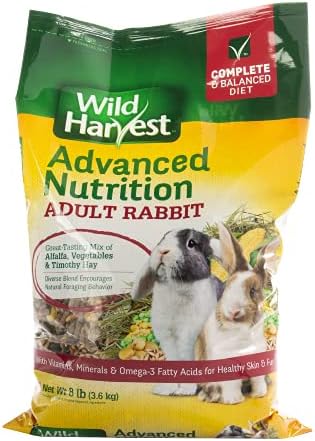 Wild Harvest Advanced Nutrition Diet For Adult Rabbits, 8 Lbs