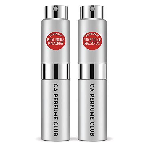 CA Perfume Club Impression of ARMN Prive Rouge Malachias For Women & Men Replica Version Fragrance Dupes Concentrated Long Lasting Eau de Parfum Spray Refillable Atomizer Bottle 0.27 Fl Oz-X2