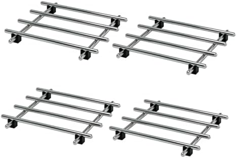 Stainless Steel Trivet for Hot Dishes, Metal Trivets for Hot Pots and Pans and Instant Pot, Heat Resistant Dutch Oven Trivet, Cooking and Baking Pans Holder, Metal Cooling Rack, 4 Pack