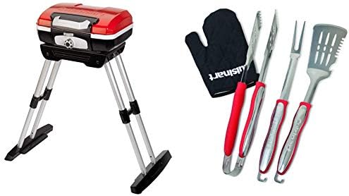 Cuisinart Petit Gourmet Portable Gas Grill (CGG-180) + Cuisinart Grilling Tool Set (CGS-134)