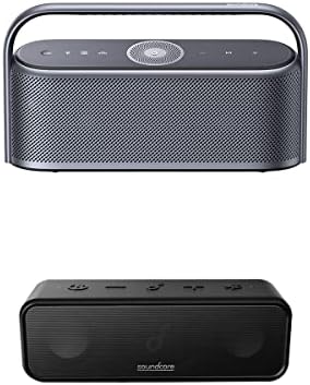 Soundcore 3 by Anker, Bluetooth Speaker Motion X600 Portable Bluetooth Speaker with Wireless Hi-Res Spatial Audio,50W Sound, IPX7 Waterproof, 12H Long Playtime, Pro EQ, Built-in Handle