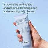 COSRX Hydrium Triple Hyaluronic Moisturizing Cleanser 5.07 fl.oz / 150ml | Daily Cleanser for Dry Skin with Hyaluronic Acid & Vitamin B | Animal Testing Free, Paraben Free, Korean Skin Care