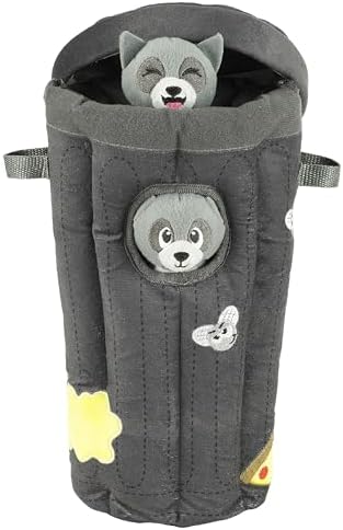 Outward Hound Hide A Raccoon Plush Dog Toy Puzzle