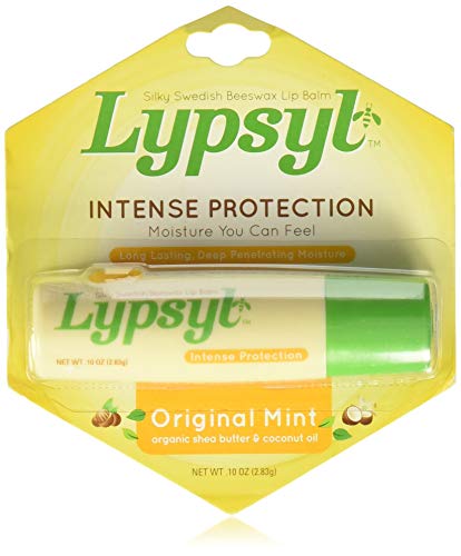 Lypsyl Intense Protection Original Mint Lip Balm, .10 oz. - Pack of 4