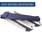 DMI Wheelchair Ramp,Entry Threshold Handicap Ramp, FSA Eligible, is Portable and Adjustable from 3-5 Ft Long, 4.5 In Wide for Entryway, Doors,Steps,Shed or Curb, 2 Ramps Included