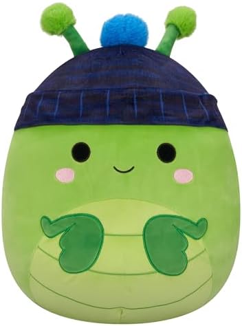 Squishmallows Original 16-Inch Trenton Praying Mantis with Beanie - Official Jazwares Plush (Large)
