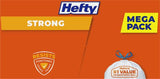 Hefty Strong Tall Kitchen Trash Bags, Unscented, 13 Gallon, 90 Count