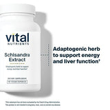 Vital Nutrients - Schisandra Extract - Liver, Immune, Energy, and Endurance Support - 90 Vegetarian Capsules per Bottle - 1000 mg