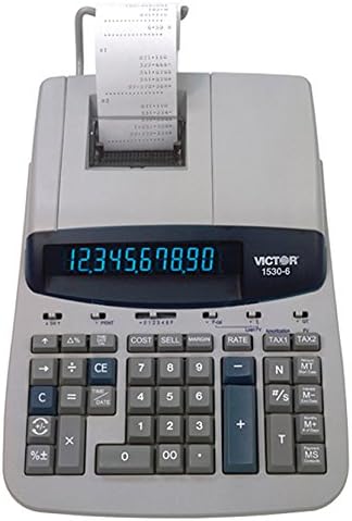Victor 1530-6 10 Digit Professional Grade Heavy Duty Commercial Printing Calculator