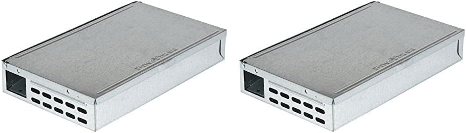 Victor M310S Tin Cat Multi-Catch Live Mouse Trap - Indoor and Outdoor Humane Catch and Release Mouse Trap (Pack of 2)