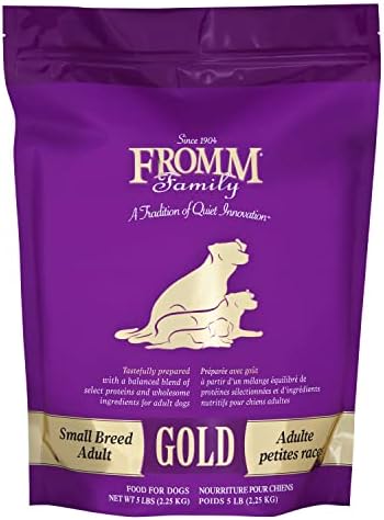 Fromm Small Breed Adult Gold Premium Dry Dog Food - Dry Adult Dog Food for Small Breeds - Chicken Recipe - 5 lb