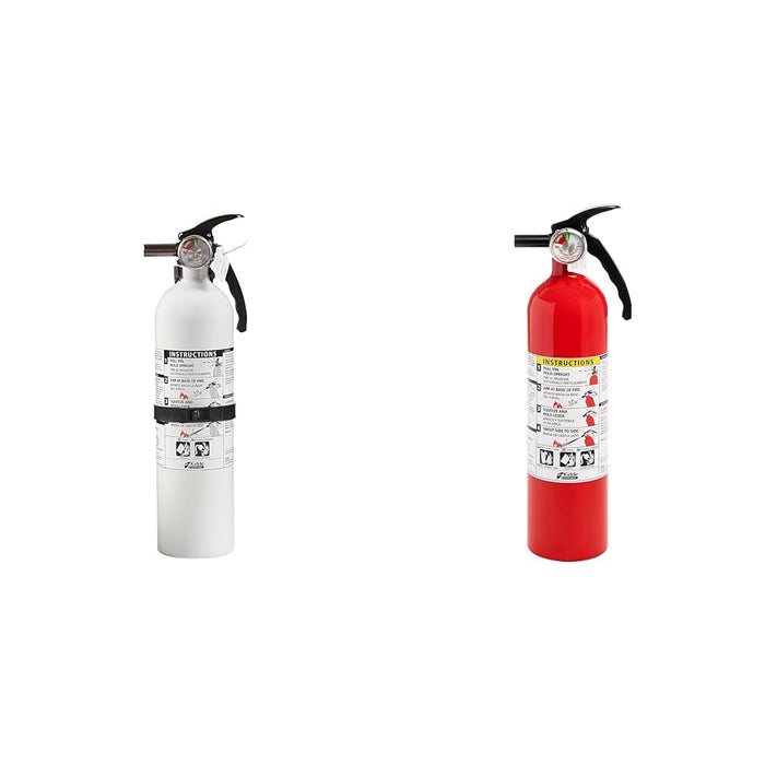 Kidde Auto Fire Extinguisher for Car & Truck, 10-B:C, 4 Lbs., Dry Chemical ExtinguisheR & Fire Extinguisher for Home, 1-A:10-B:C, Dry Chemical Extinguisher, Red, Mounting Bracket