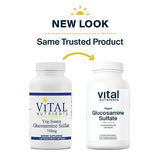 Vital Nutrients - Glucosamine Sulfate (Vegetable Source) - Support for Healthy Joint Function and Cartilage Strength - 120 Vegetarian Capsules per Bottle - 750 mg