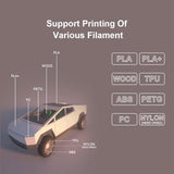 FLSUN V400 3D Printer Moving Speed Fastest 600mm/s 20000+ mm/s² FDM Delta 3D Printer with 7" Klipper Firmware Pad, 300℃ Nozzle, Direct Drive Extruder, PEI Bed, Printing Size Φ11.8"x16" (FLSUN V400)