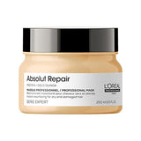 L'Oreal Professionnel Absolut Repair Hair Mask | Protein Hair Treatment | Repairs & Nourishes Dry, Damaged Hair | With Quinoa & Proteins | Adds Shine | Medium to Thick Hair Types