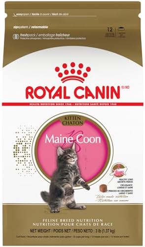 Royal Canin Maine Coon Breed Dry Kitten Food, 3 lb bag